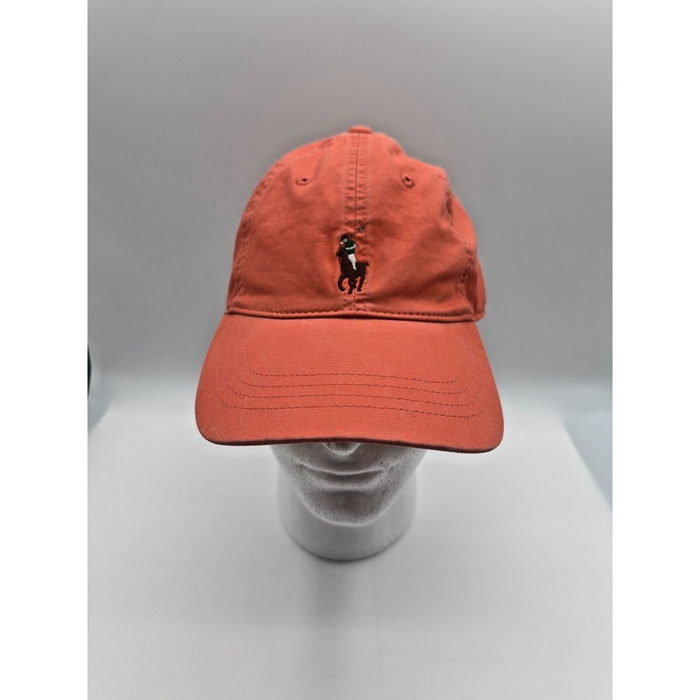 Polo Ralph Lauren Men's Classic Orange‎ Cotton Chino w/Flesh Pony Logo One Size